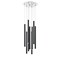 Z-Lite Forest 9 Light Island/Billiard, Chrome & Matte Black 917MP24-MB-LED-9RCH - alternate 3